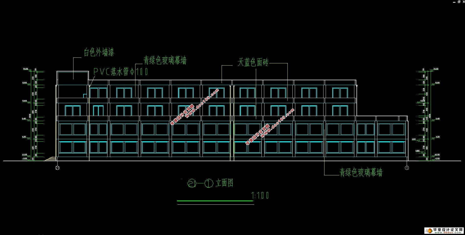 四层11842平米框架大学图书馆设计(建筑,结构,施工组织)