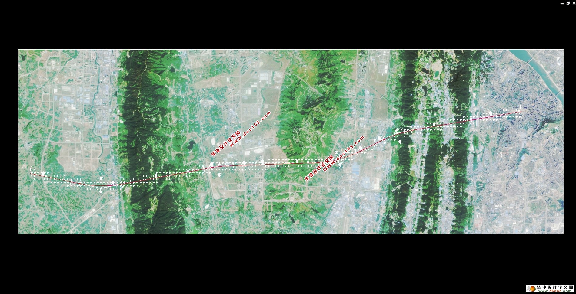 新建成渝客运专线璧山-沙坪坝段铁路线路(含CAD平纵面图)