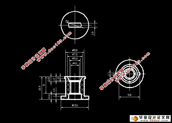 罩壳螺母注塑模具的设计(含CAD零件装配图)