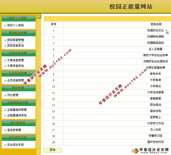 校园正能量网站的设计与实现(JSP,SQLServer)