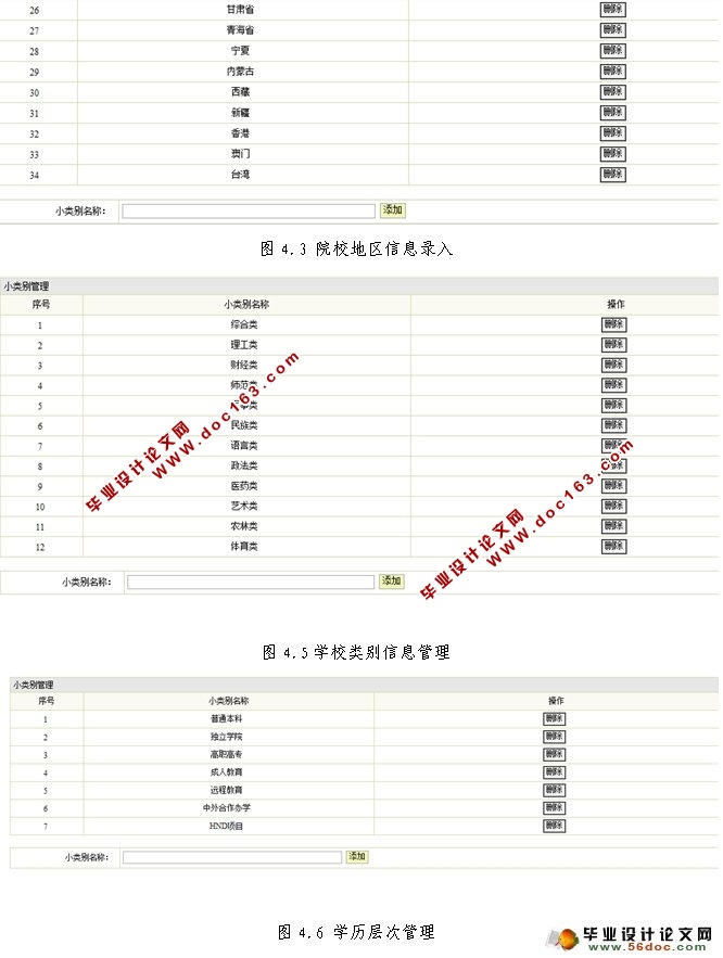 高考辅助选校系统的设计与实现(SSH,MySQL)(含录像)