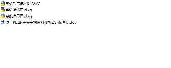 基于PLC的中央空调控制系统的设计(含接线图,PLC梯形图)