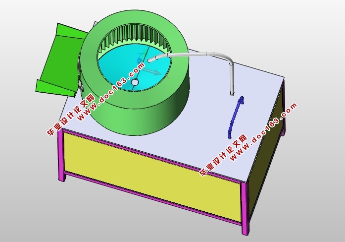 土豆去皮机的设计(含CAD零件装配图,SolidWorks三维造型)