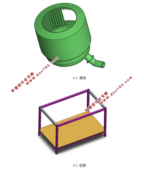 土豆去皮机的设计(含CAD零件装配图,SolidWorks三维造型)