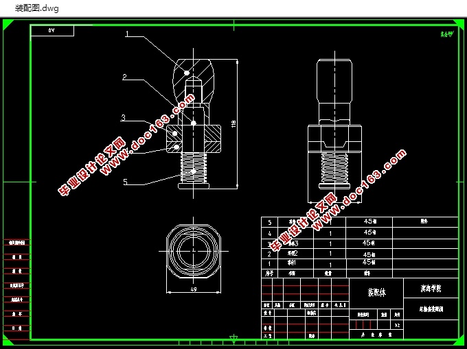 芯轴套类部件与数控加工工艺设计(含CAD,SolidWorks,IGS三维)