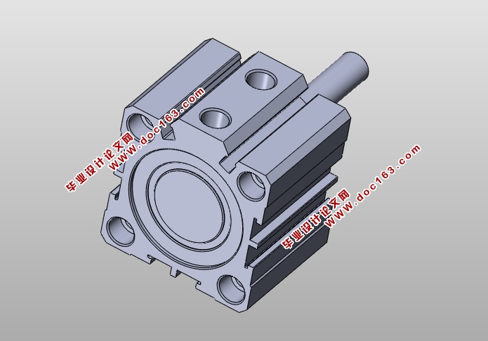 发动机活塞缸液压夹紧装置(含CAD零件装配图,SolidWorks三维图)