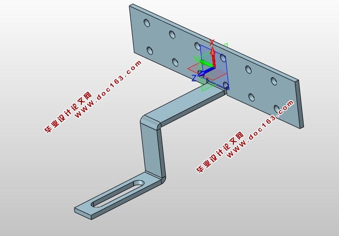 监控器吊支架冲压模具设计(含CAD图,SolidWorks三维图)