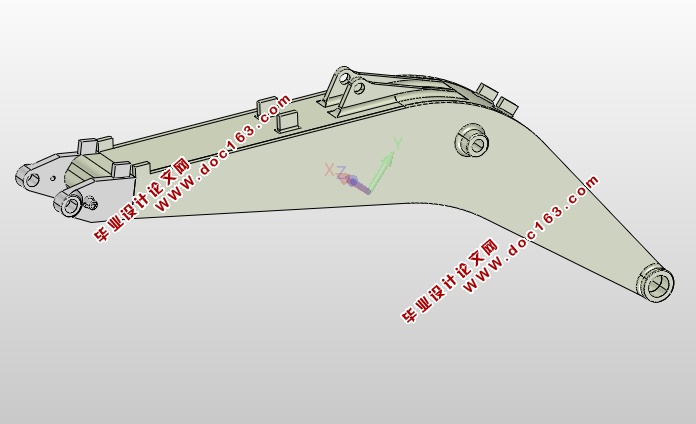 挖掘机动臂焊接工艺分析(含CAD图,SolidWorks,IGS三维图)