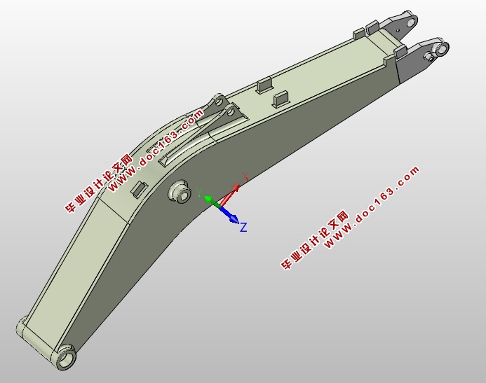 挖掘机动臂焊接工艺分析(含CAD图,SolidWorks,IGS三维图)