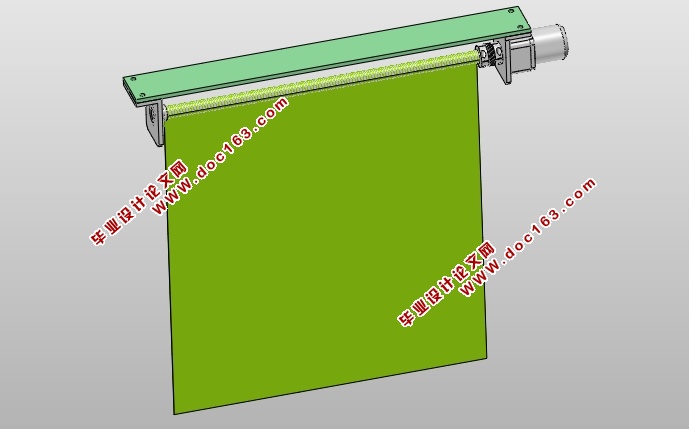 基于PLC的智能窗帘控制系统设计(含CAD图,SolidWorks三维图)