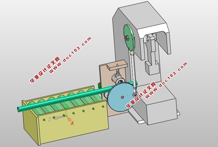 单边辊自动送料装置的设计(含CAD图,SolidWorks,IGS三维图)