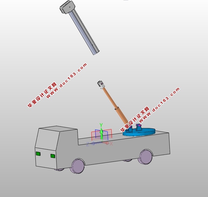 2吨移动吊车结构设计(含CAD图,SolidWorks三维图)