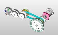 离心式皮带轮的无极变速器(含CAD图,SolidWorks,IGS三维图)