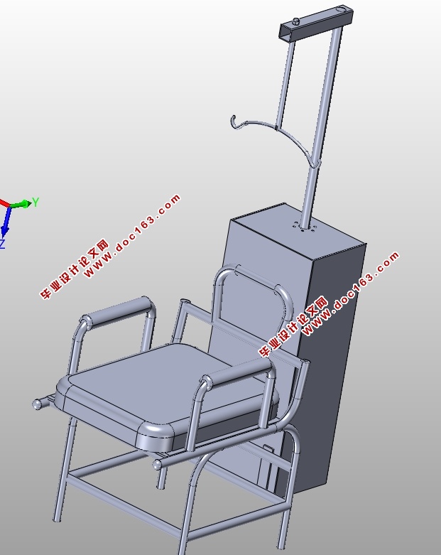 STEP颈部康复拉伸机的设计(含CAD图,SolidWorks,STEP三维图)