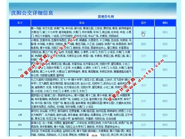 城市公交查询系统的设计与实现(JSP,SQLServer)