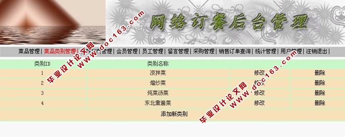 网络订餐系统的设计与实现(JSP,Servlet,MySQL)