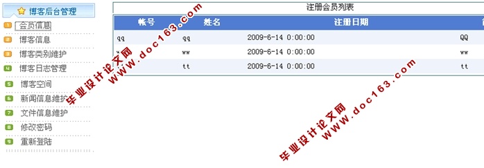 博客平台的设计与实现(ASP.NET,SQL)