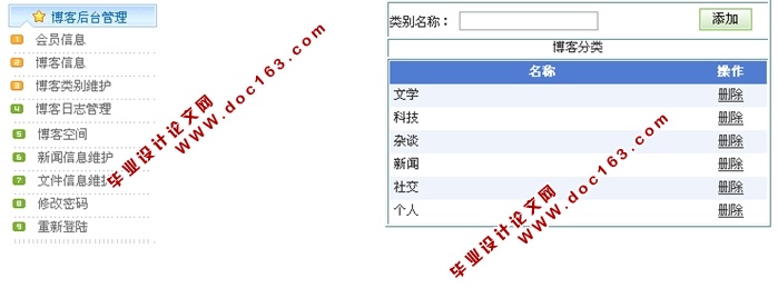 博客平台的设计与实现(ASP.NET,SQL)