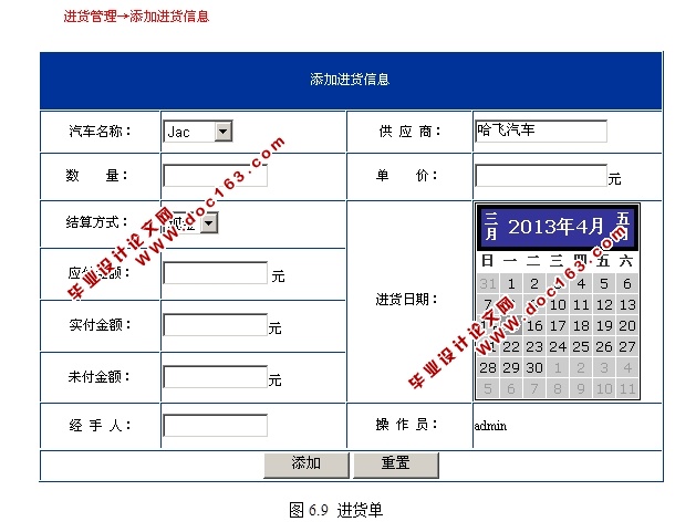 汽车4S店销售管理系统的设计与实现
