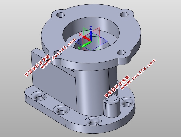 壳体零件某一工序专用夹具设计(含CAD图,CAXA图,SolidWorks三维图)