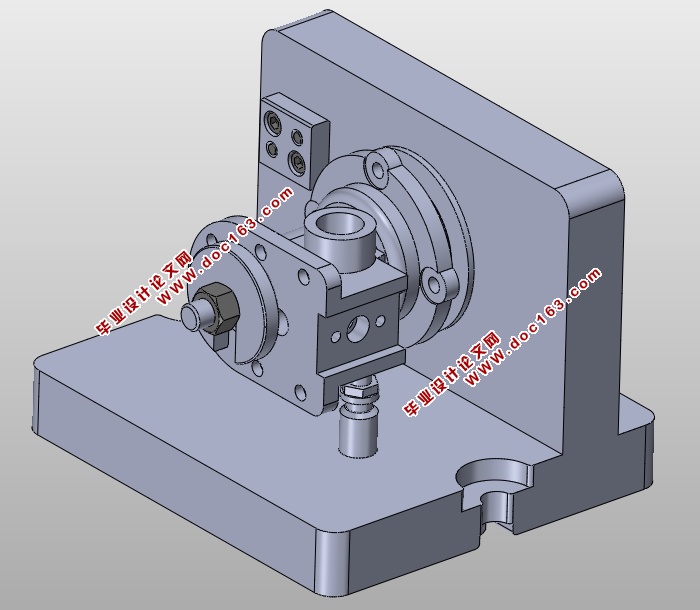 壳体零件某一工序专用夹具设计(含CAD图,CAXA图,SolidWorks三维图)