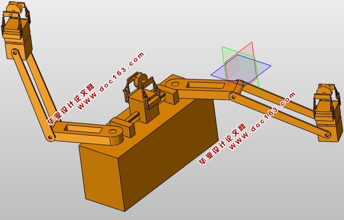 高压输电线巡检机器人机械设计(含CAD图,UG三维图,三维动画)