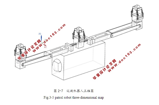 高压输电线巡检机器人机械设计(含CAD图,UG三维图,三维动画)