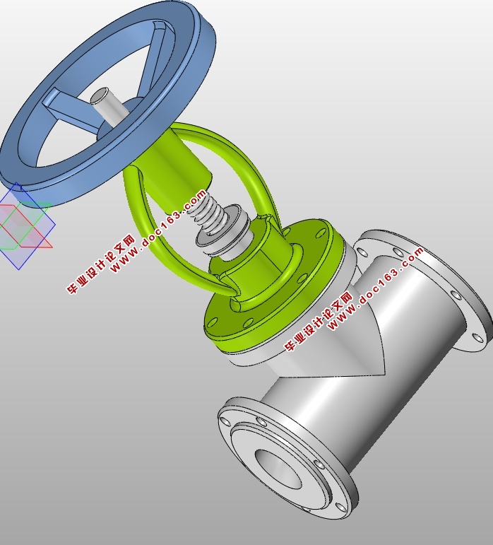 低温截止阀的设计(含CAD零件装配图,SolidWorks三维图)