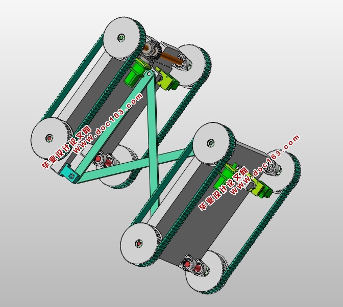 反平行四边形轮式移动机器人的设计(含CAD图,SolidWorks三维图)