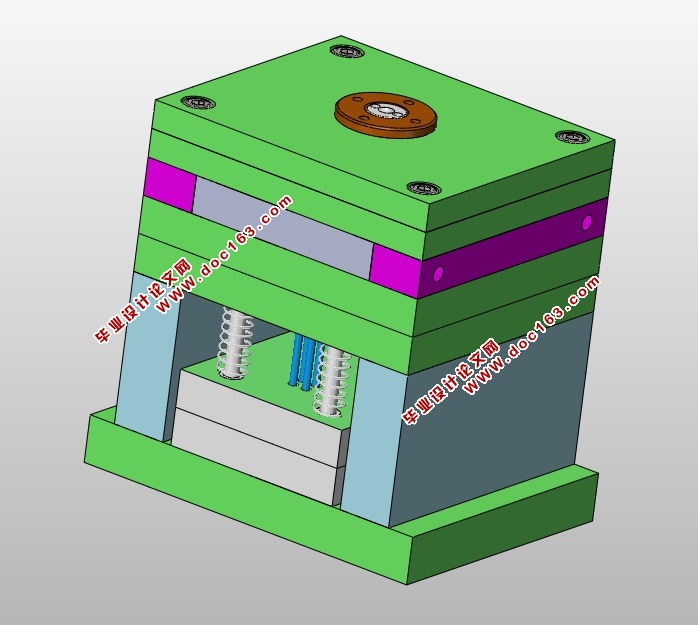 机器人腰部零件注塑模具设计(含CAD图,SolidWorks,IGS三维图)