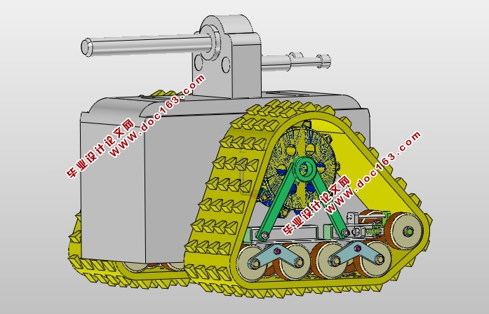 一种便携式侦查机器人的研究(含CAD零件装配图,SolidWorks,IGS三维图)
