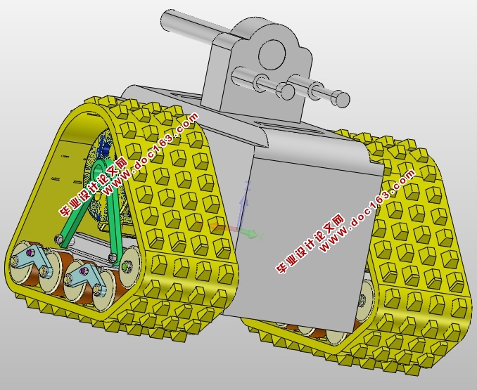 一种便携式侦查机器人的研究(含CAD零件装配图,SolidWorks,IGS三维图)