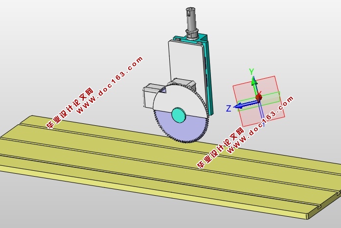 异型石材加工中心工作头部件的设计(含CAD图,SolidWorks三维图)