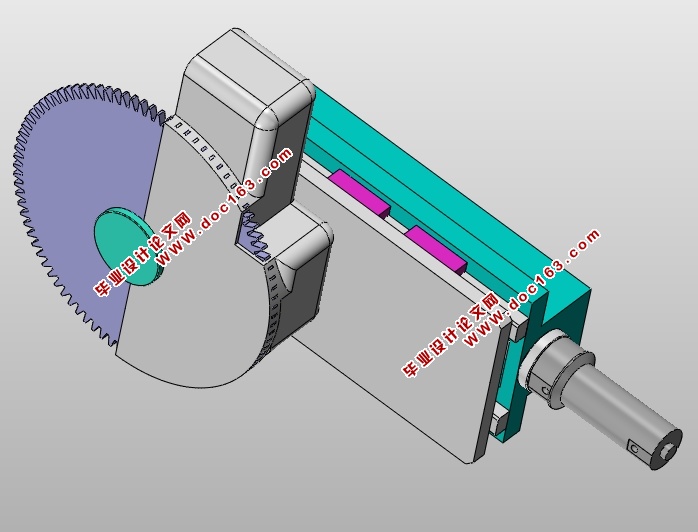 异型石材加工中心工作头部件的设计(含CAD图,SolidWorks三维图)