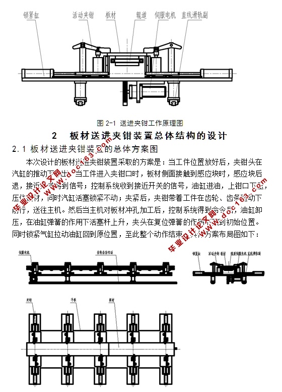 板材送进夹钳装置的设计(含CAD零件装配图,SolidWorks,IGS三维图)