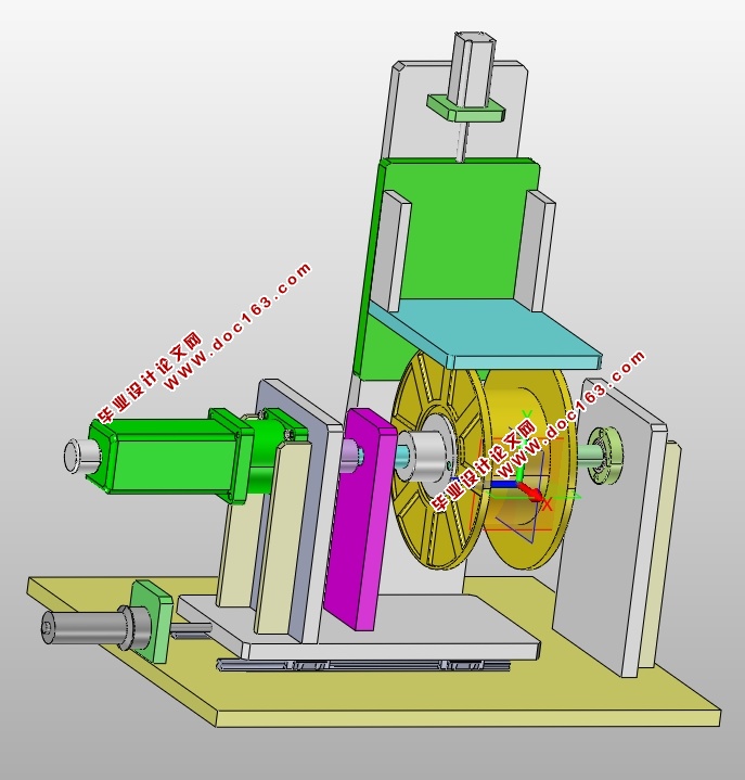 工字轮自动校正机设计(含CAD零件装配图,SolidWorks,IGS,STEP三维图)