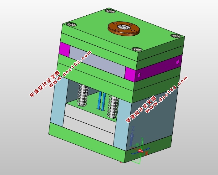 机器人足部零件塑料模具设计(含CAD零件装配图,SolidWorks,IGS三维图)