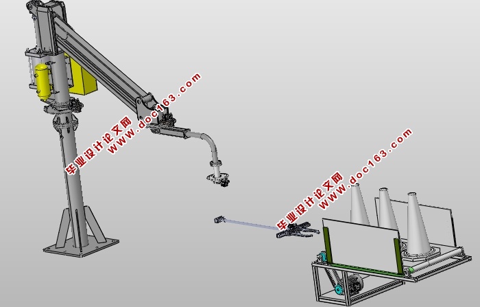 路锥自动装车摆放装置设计(含CAD零件装配图,SolidWorks,STEP三维图)