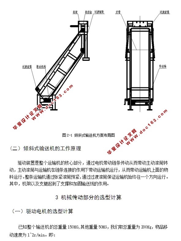 电铅阴极制造倾斜输送机设计(含CAD图,SolidWorks,STEP三维图)