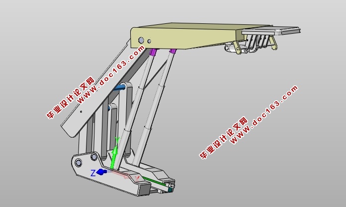 自移式液压支架结构设计(含CAD零件装配图,SolidWorks,IGS三维图)