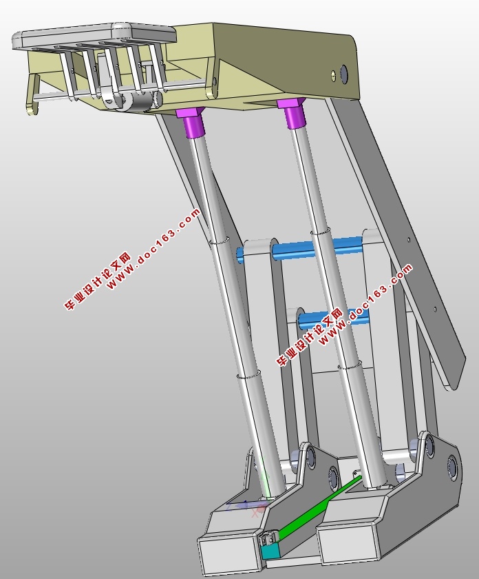 自移式液压支架结构设计(含CAD零件装配图,SolidWorks,IGS三维图)