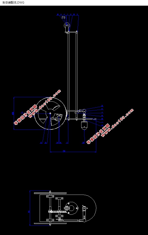 无碳小车的设计与实现(含CAD零件装配图,SolidWorks,IGS三维图)☆