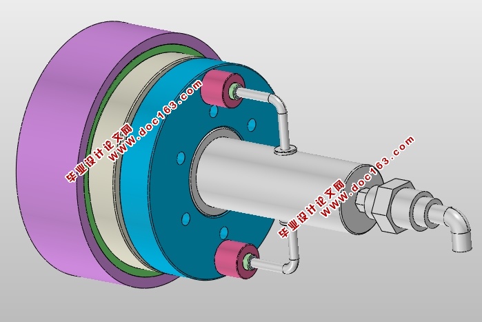 新型液压控制多片式摩擦离合器设计(含CAD零件装配图,SolidWorks三维图)