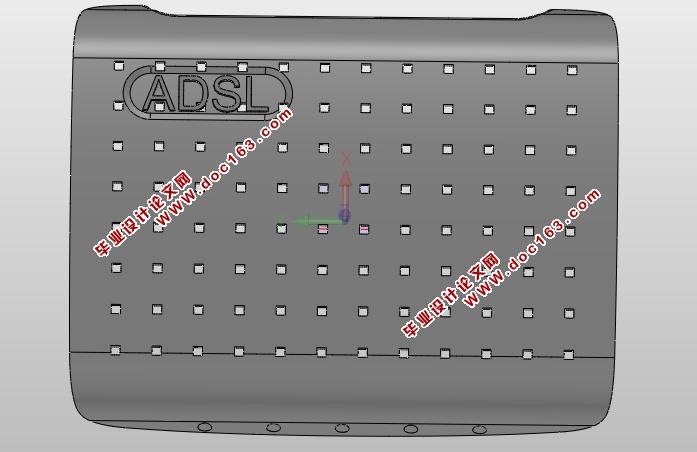 ADSL面壳注塑模具设计(含CAD零件装配图,SolidWorks三维图)