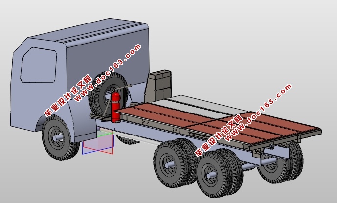 煤炭采样车底盘结构的设计(含CAD零件装配图,SolidWorks三维图)