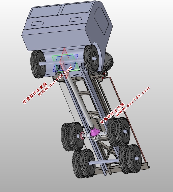 煤炭采样车底盘结构的设计(含CAD零件装配图,SolidWorks三维图)