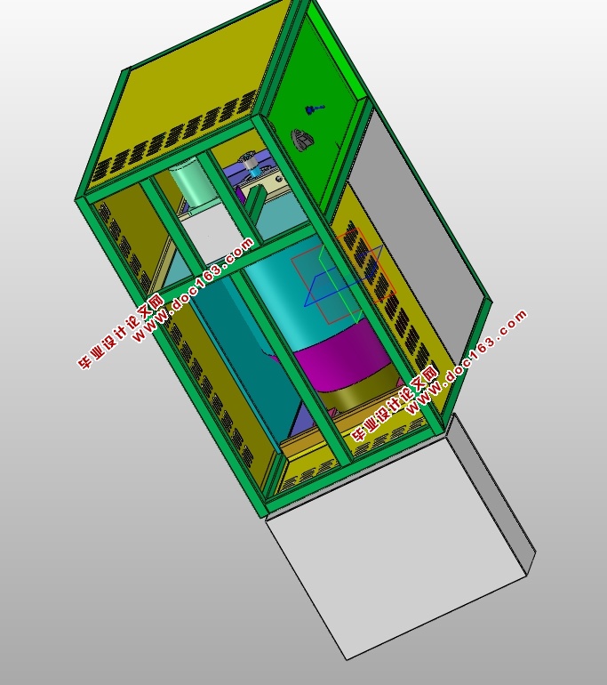 果蔬切割机的设计(含CAD零件装配图,SolidWorks三维)