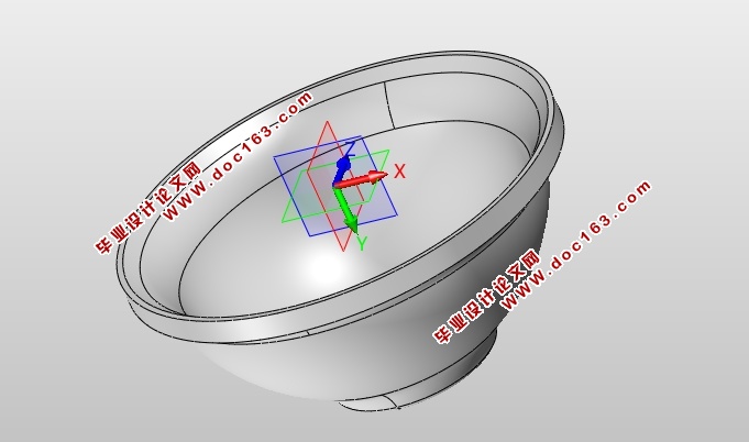 塑料碗注塑模具设计(含CAD零件图,SolidWorks三维)
