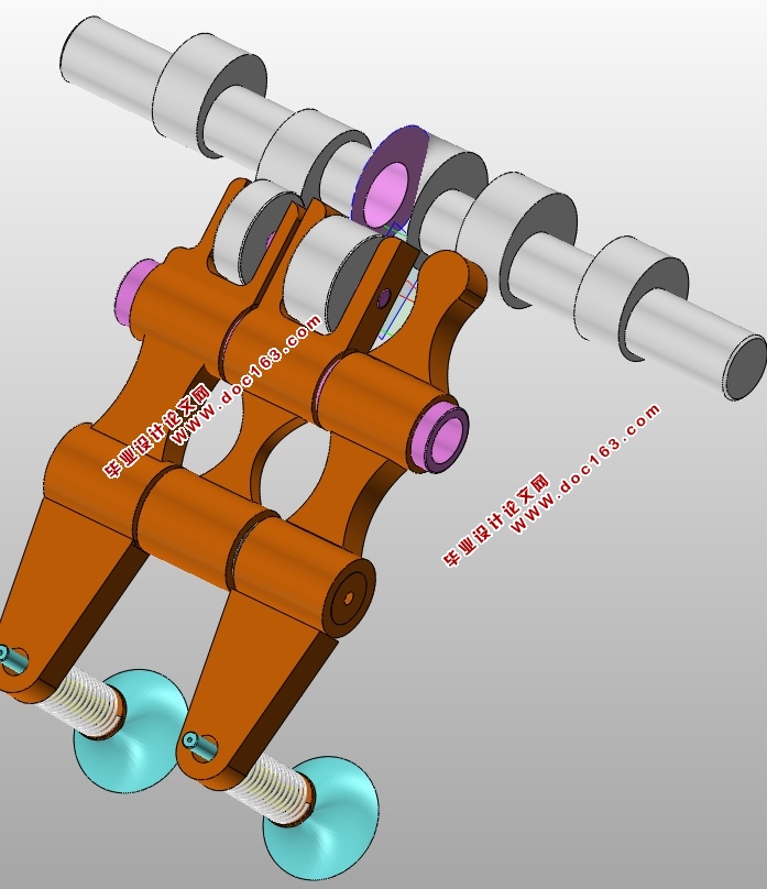 本田可变配气相位凸轮配气结构设计(含CAD零件装配图,SolidWorks三维)