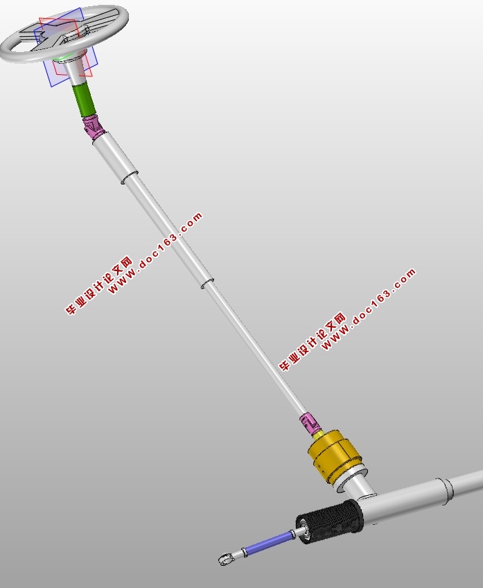 华晨宝马齿轮齿条转向器的设计(含CAD零件装配图,SolidWorks三维图)